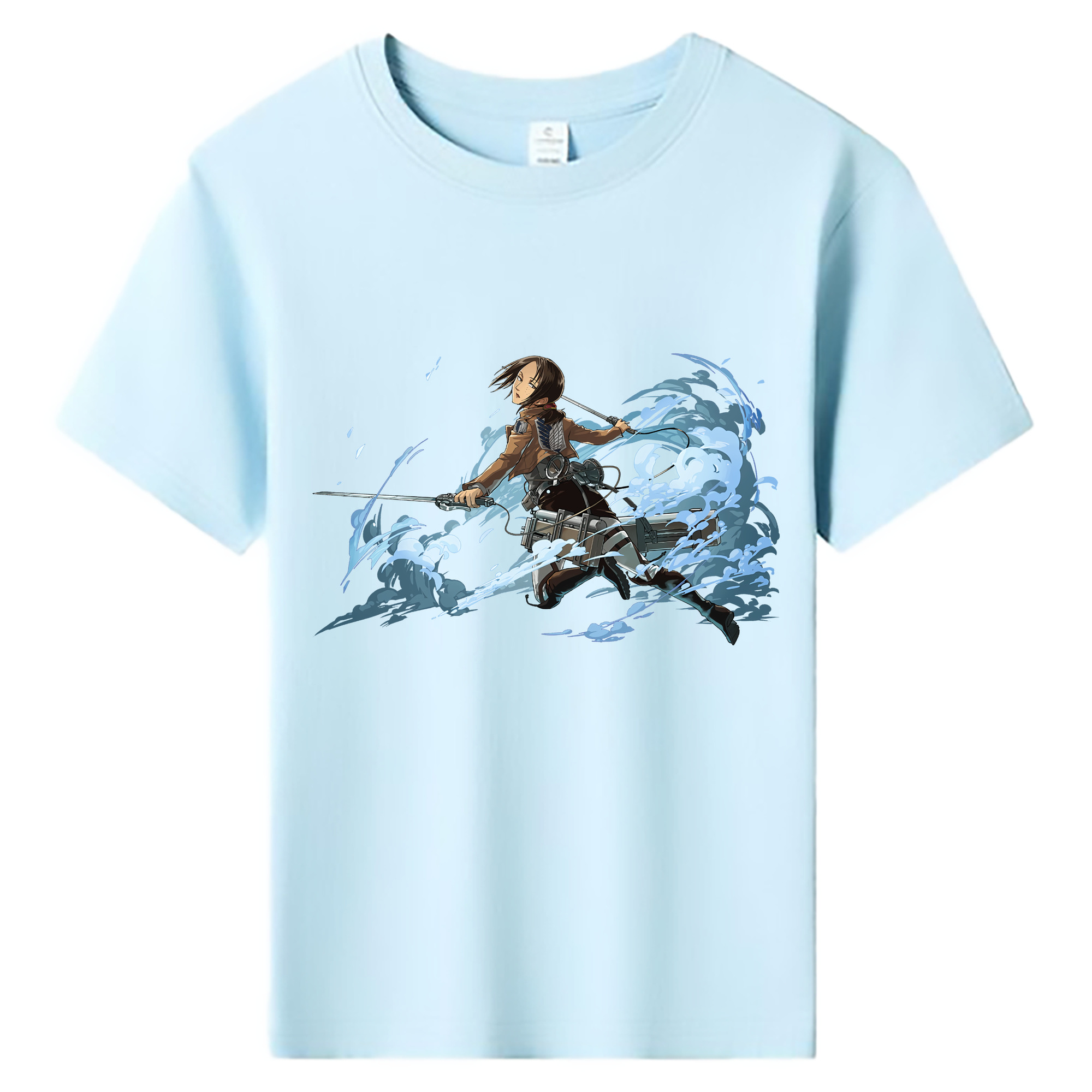 （画像用） 進撃の巨人 Attack on Titan 綿100％キッズTシャツ（フロントプリント）